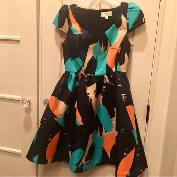 Moulinette Soeurs Watercolor Anthropologie Dress - Picture 2 of 4